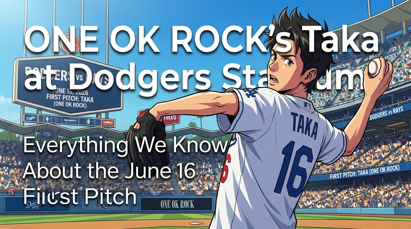 ONE OK ROCK's Taka at Dodgers Stadium: Everything We Know About the June 16 Firs