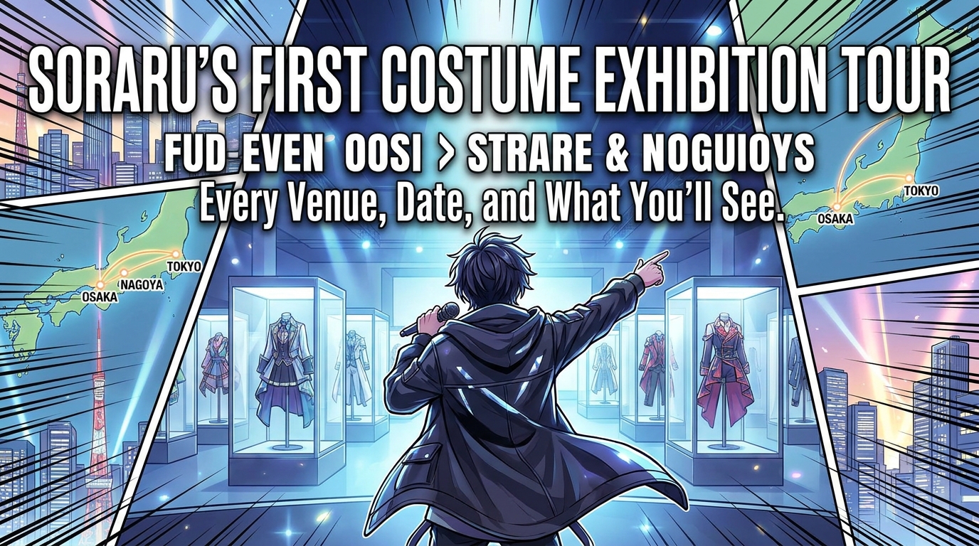 Soraru's First Costume Exhibition Tour: Every Venue, Date, and What You'll See