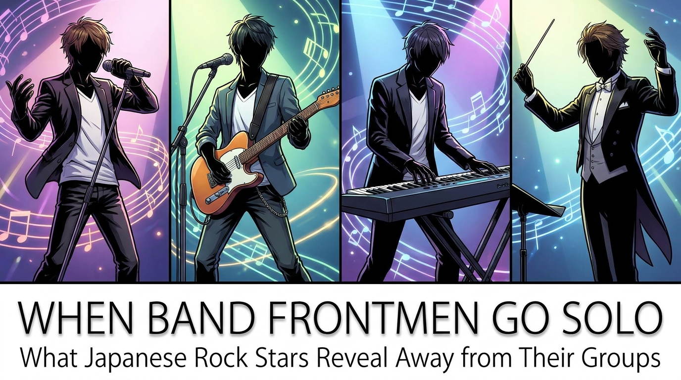When Band Frontmen Go Solo: What Japanese Rock Stars Reveal Away from Their Grou