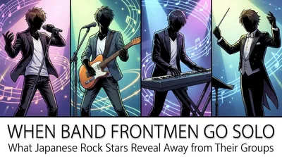 When Band Frontmen Go Solo: What Japanese Rock Stars Reveal Away from Their Groups