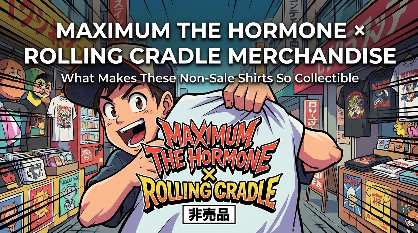 Maximum the Hormone × Rolling Cradle Merchandise: What Makes These Non-Sale Shir