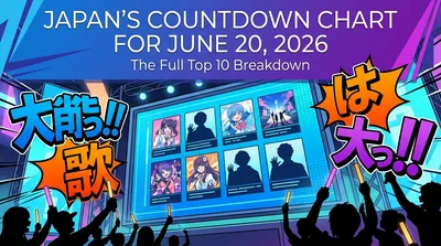 Japan's Countdown Chart for June 20, 2026: The Full Top 10 Breakdown