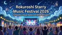 Rokuroshi Starry Music Festival 2026: Complete Lineup, Dates, and What to Expect