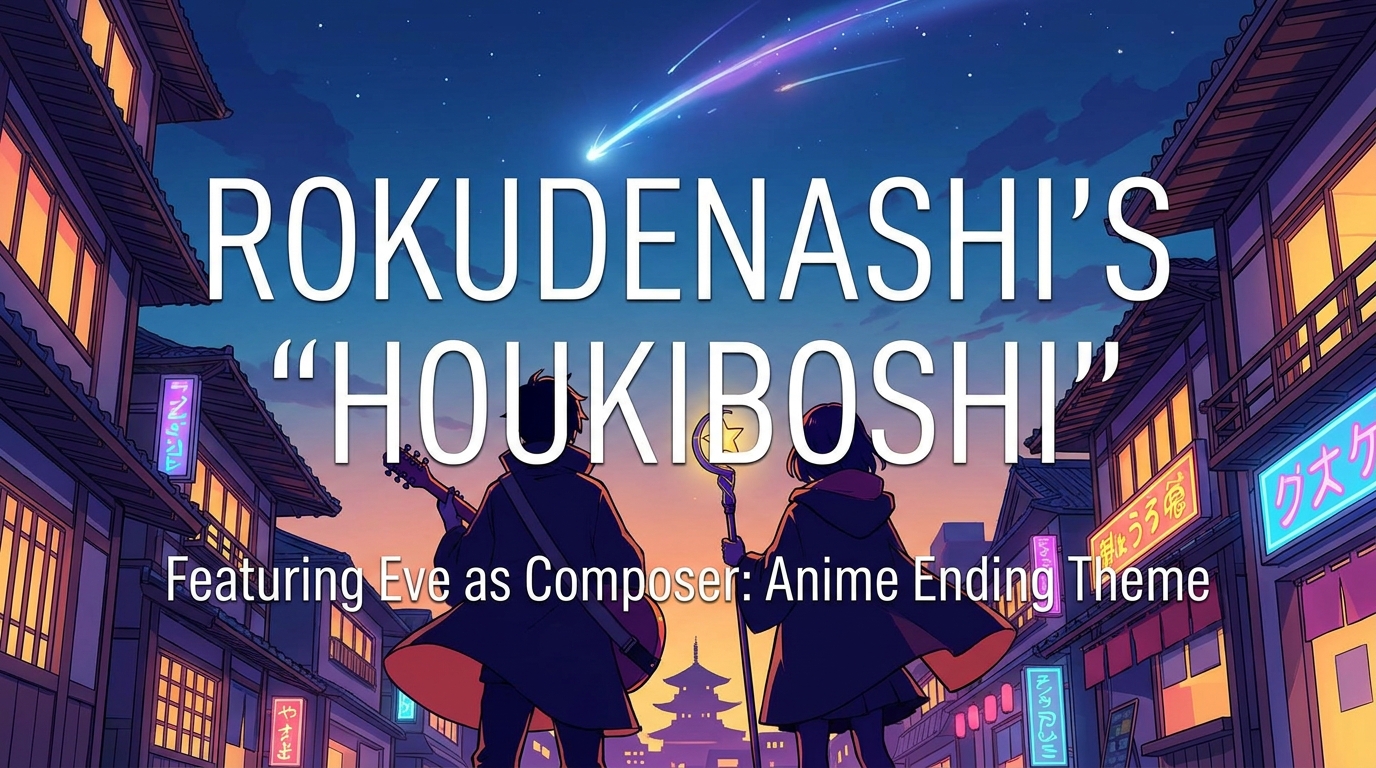 Rokudenashi's "Houkiboshi" Featuring Eve as Composer: What to Know About the Ani