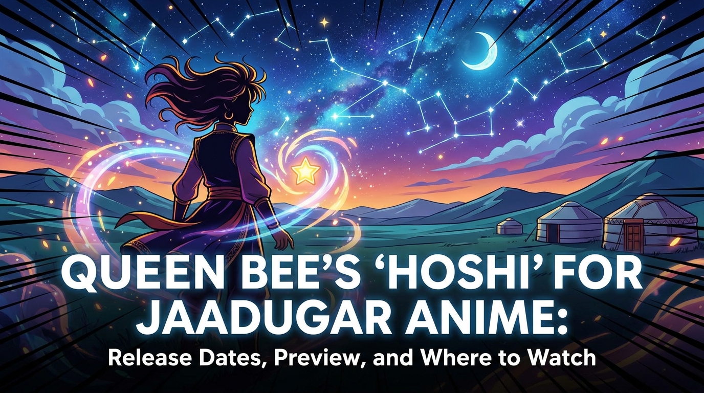 Queen Bee's "Hoshi" for Jaadugar Anime: Release Dates, Preview, and Where to Wat