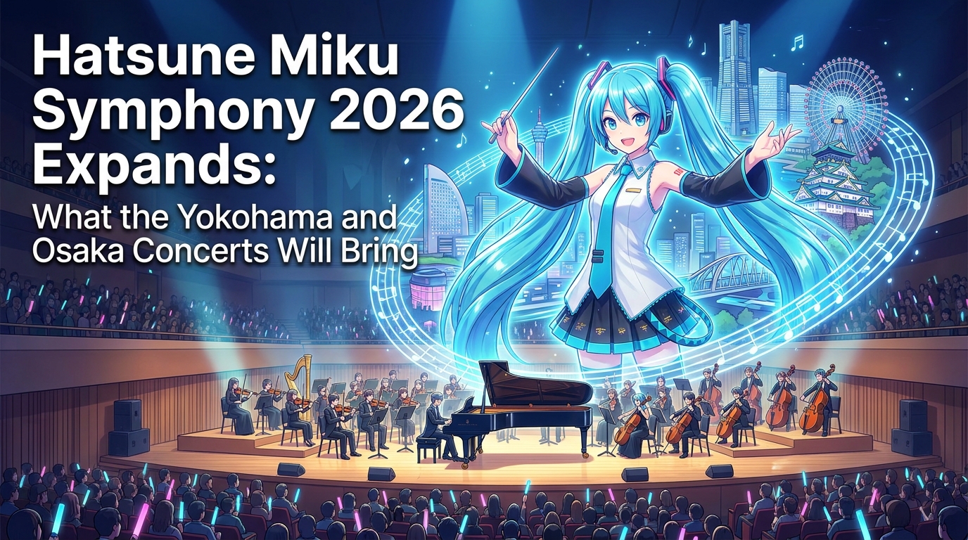 Hatsune Miku Symphony 2026 Expands: What the Yokohama and Osaka Concerts Will Br