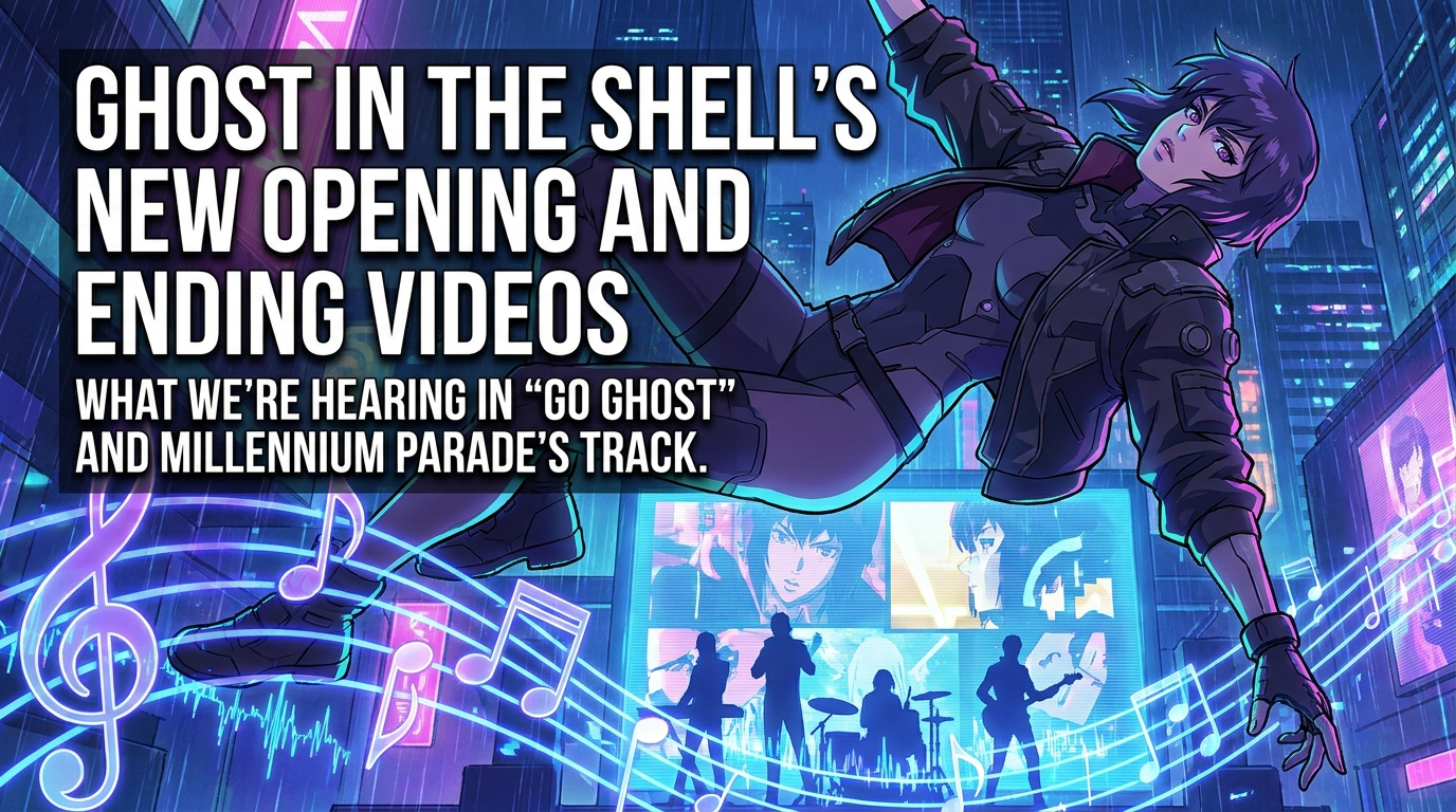 Ghost in the Shell's New Opening and Ending Videos: What We're Hearing in "GO GH