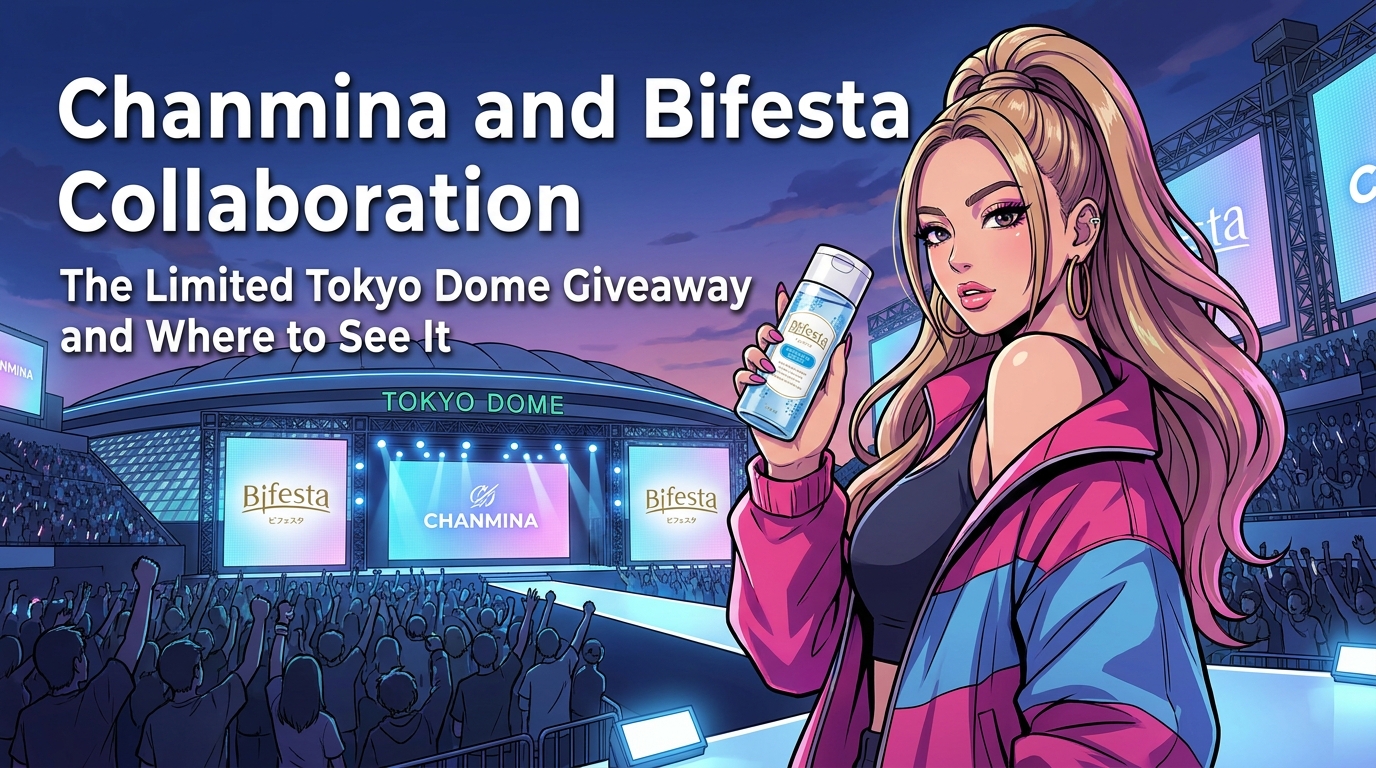 Chanmina and Bifesta Collaboration: The Limited Tokyo Dome Giveaway and Where to