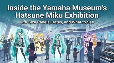 Inside the Yamaha Museum's Hatsune Miku Exhibition: Life-Size Panels, Dates, and What to See