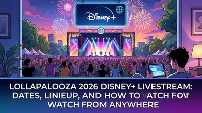 Lollapalooza 2026 Disney+ Livestream: Dates, Lineup, and How to Watch From Anywhere