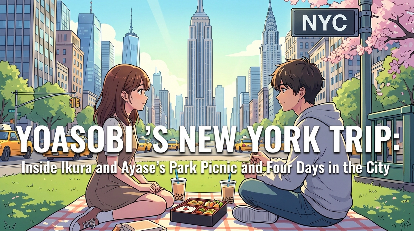 YOASOBI's New York Trip: Inside Ikura and Ayase's Park Picnic and Four Days in t