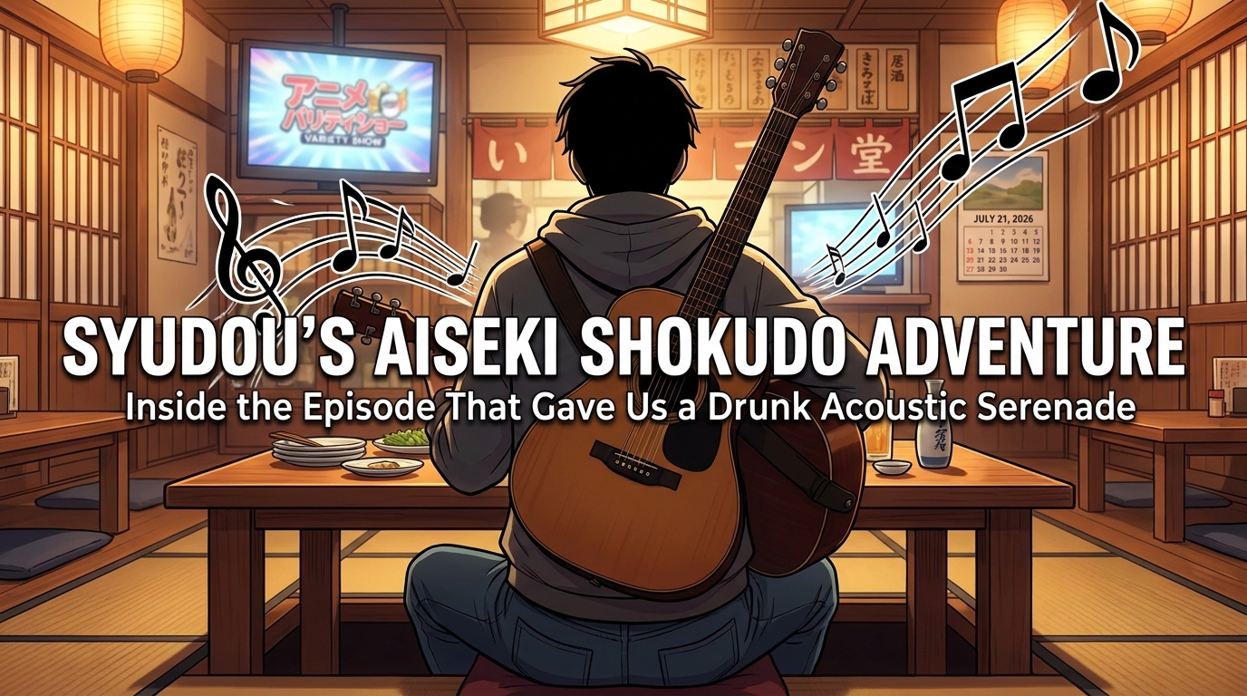 syudou's Aiseki Shokudo Adventure: Inside the Episode That Gave Us a Drunk Acous