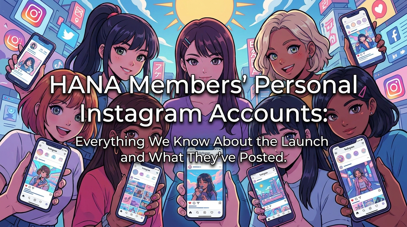 HANA Members' Personal Instagram Accounts: Everything We Know About the Launch a