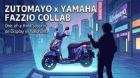 ZUTOMAYO's Yamaha Fazzio Collaboration: Where to See the One-of-a-Kind Scooter Design