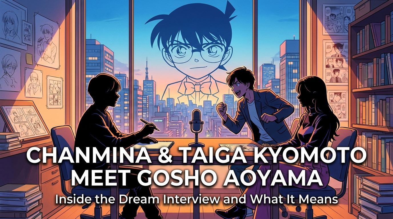 When Chanmina and Taiga Kyomoto Met Detective Conan's Creator: Inside the Dream