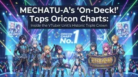 MECHATU-A's "On-Deck!" Tops Oricon Charts: Inside the VTuber Unit's Historic Triple Crown