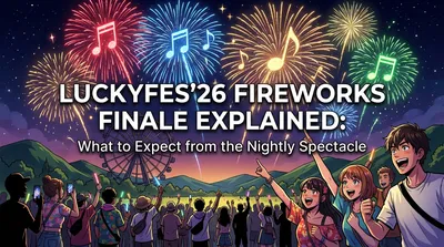 LuckyFes'26 Fireworks Finale Explained: What to Expect from the Nightly Spectacle
