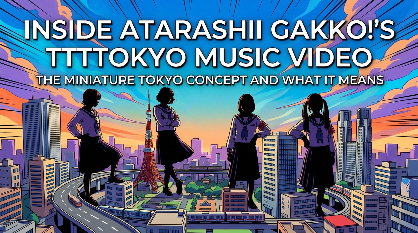Inside Atarashii Gakko!'s TTTTOKYO Music Video: The Miniature Tokyo Concept and