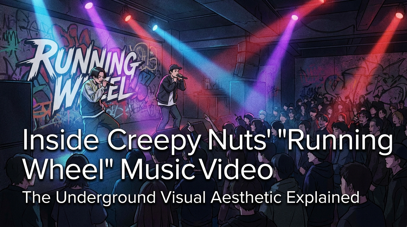 Inside Creepy Nuts' "Running Wheel" Music Video: The Underground Visual Aestheti