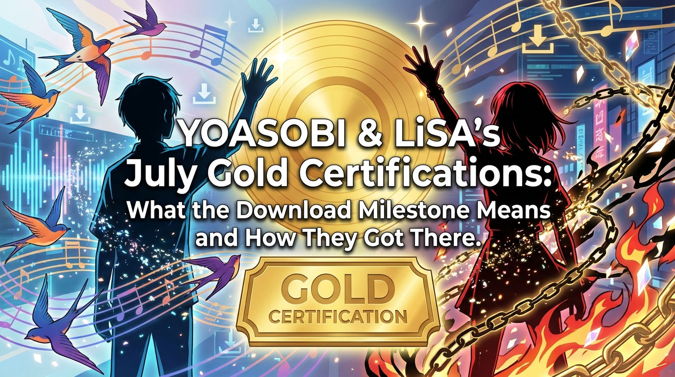 YOASOBI and LiSA's July Gold Certifications: What the Download Milestone Means a