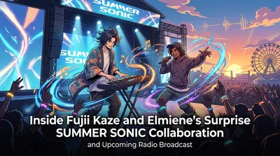 Inside Fujii Kaze and Elmiene's Surprise SUMMER SONIC Collaboration and Upcoming Radio Broadcast