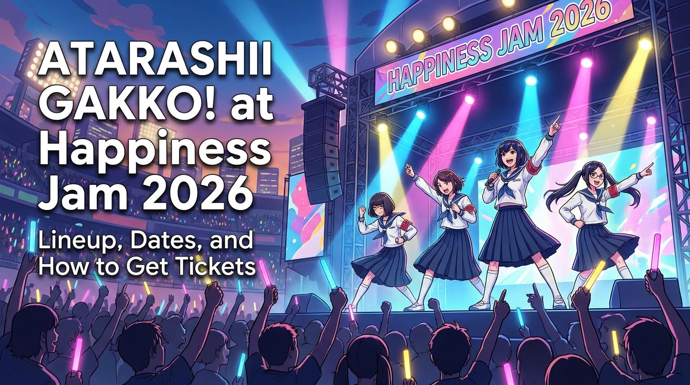 ATARASHII GAKKO! at Happiness Jam 2026: Lineup, Dates, and How to Get Tickets