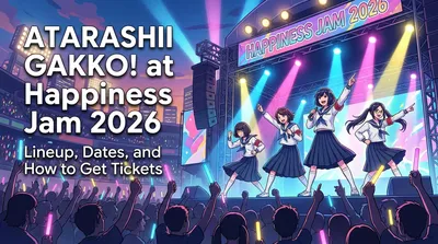 ATARASHII GAKKO! at Happiness Jam 2026: Lineup, Dates, and How to Get Tickets