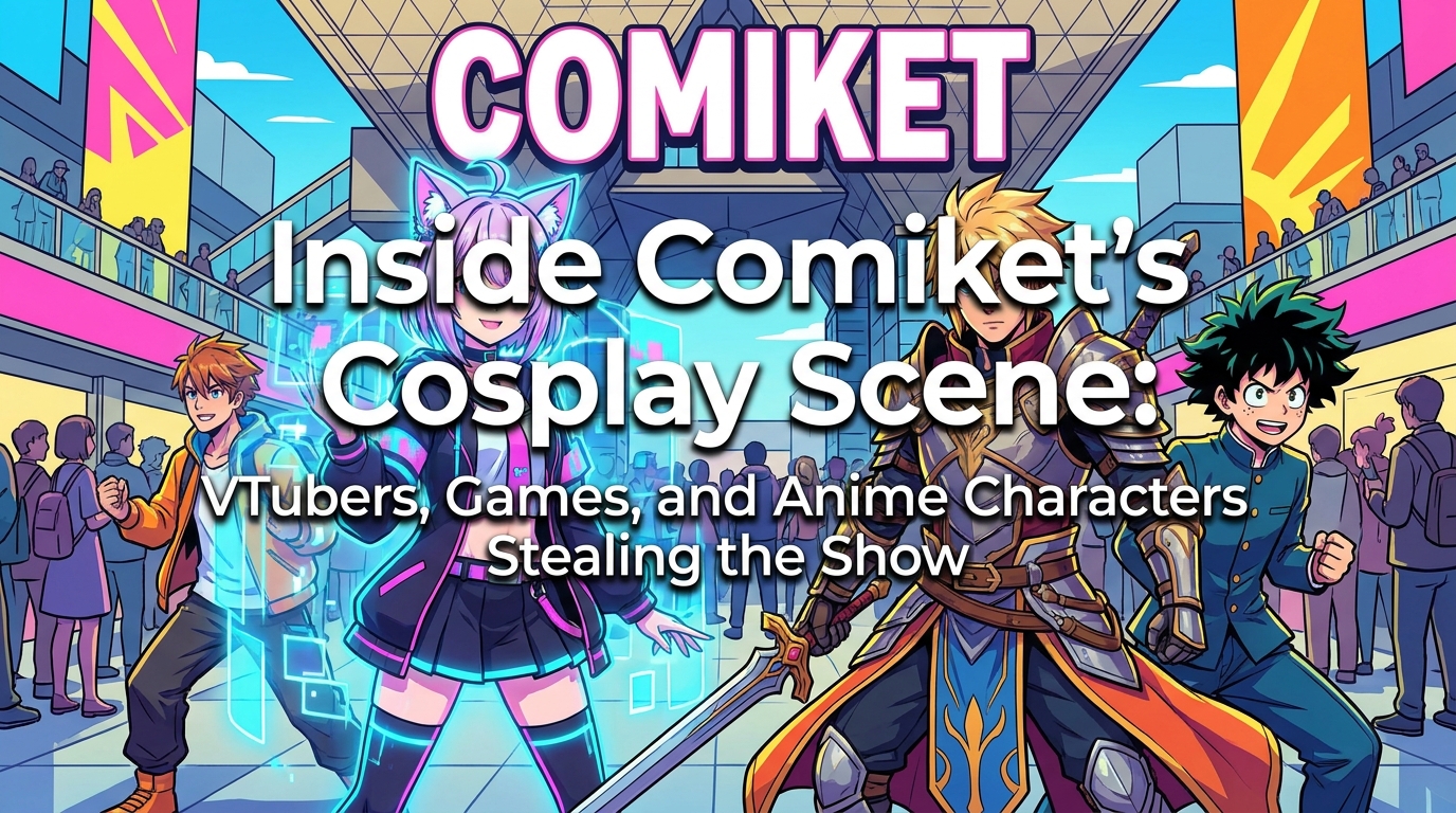 Inside Comiket's Cosplay Scene: VTubers, Games, and Anime Characters Stealing th