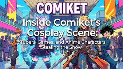 Inside Comiket's Cosplay Scene: VTubers, Games, and Anime Characters Stealing the Show