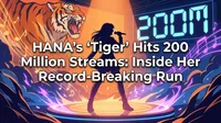 HANA's "Tiger" Hits 200 Million Streams: Inside Her Record-Breaking Run