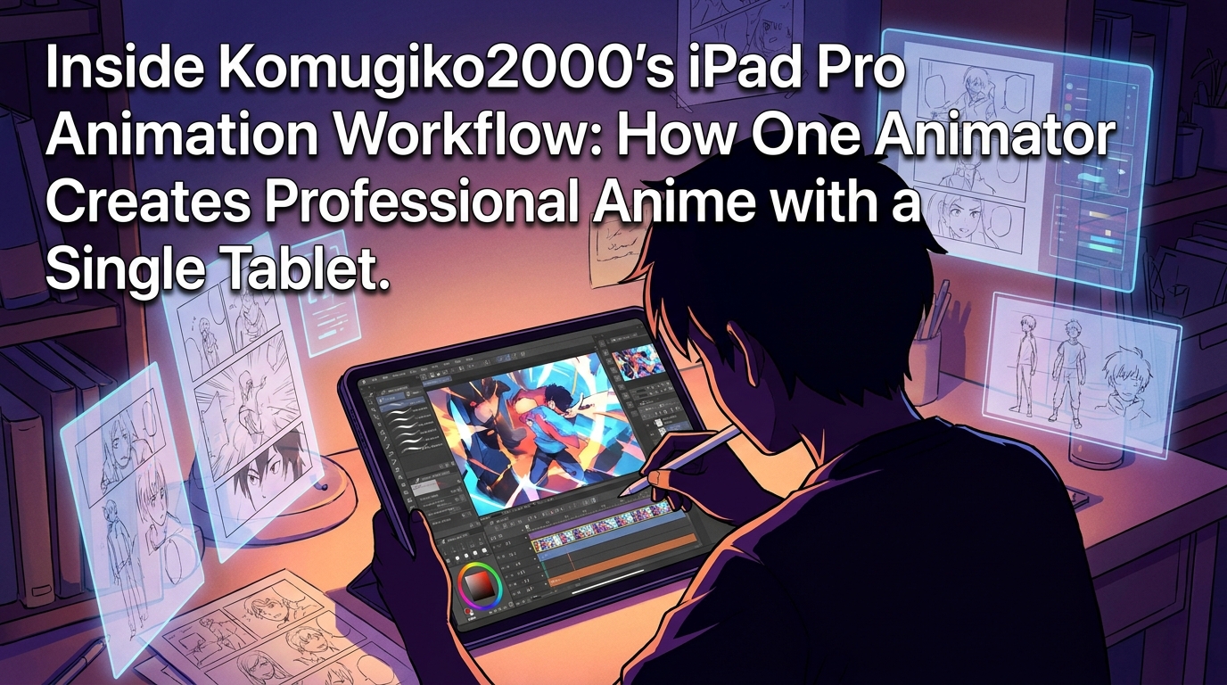 Inside Komugiko2000's iPad Pro Animation Workflow: How One Animator Creates Prof