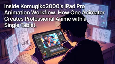 Inside Komugiko2000's iPad Pro Animation Workflow: How One Animator Creates Professional Anime with a Single Tablet