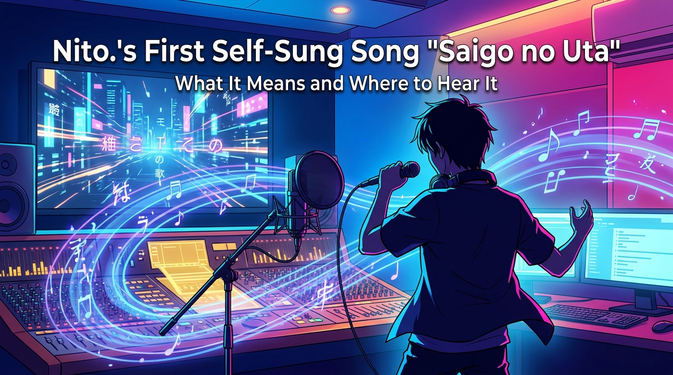 Nito.'s First Self-Sung Song "Saigo no Uta": What It Means and Where to Hear It