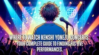 Where to Watch Kenshi Yonezu Concerts: Your Complete Guide to Finding His Live Performances
