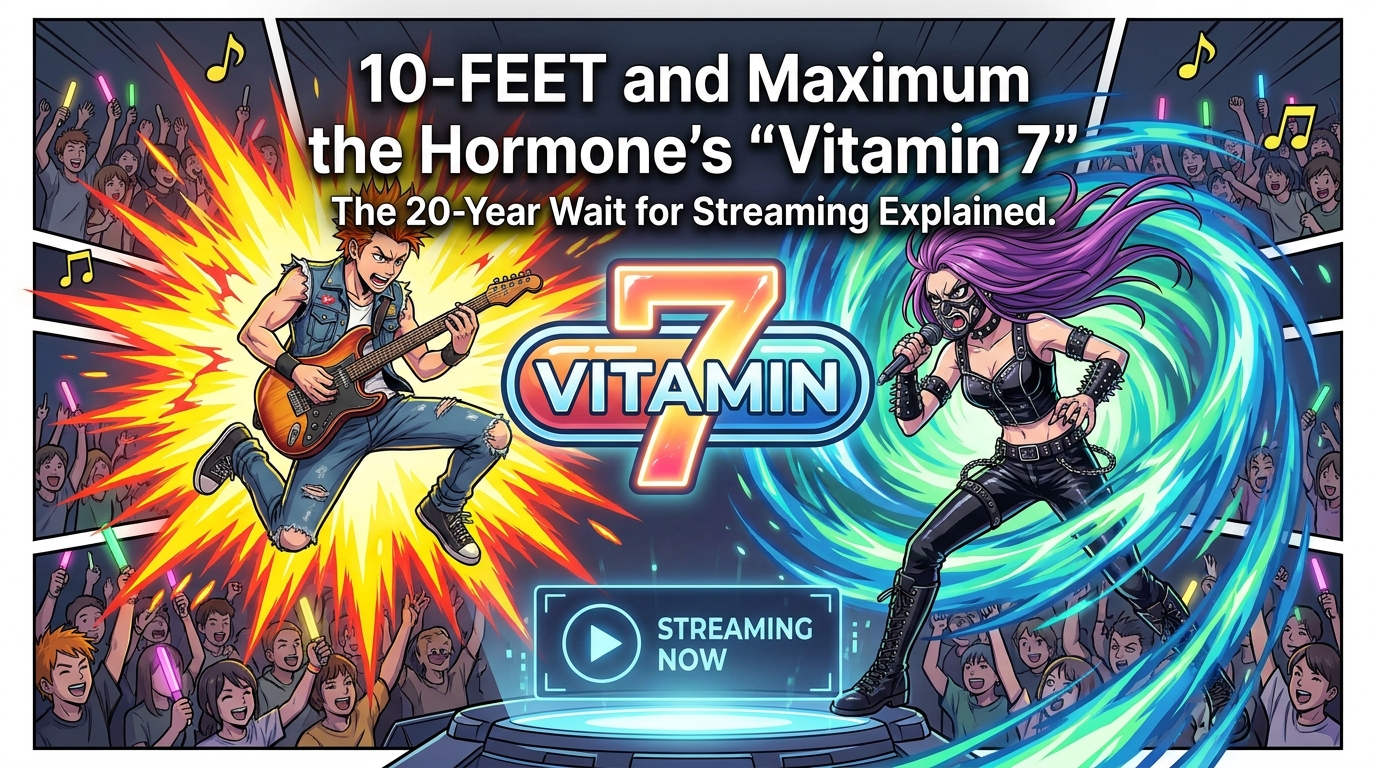10-FEET and Maximum the Hormone's "Vitamin 7": The 20-Year Wait for Streaming Ex