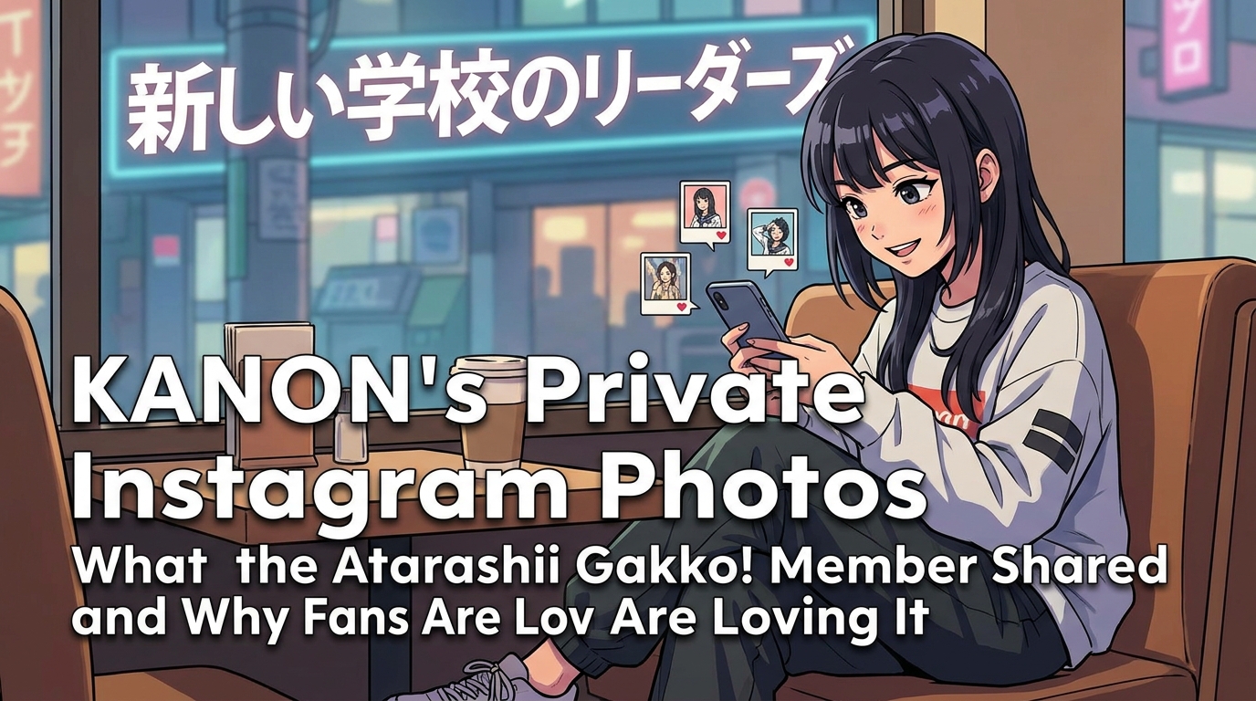 KANON's Private Instagram Photos: What the Atarashii Gakko! Member Shared and Wh