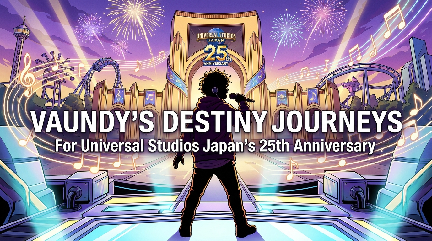 Vaundy's "Destiny Journeys" for Universal Studios Japan's 25th Anniversary: Ever