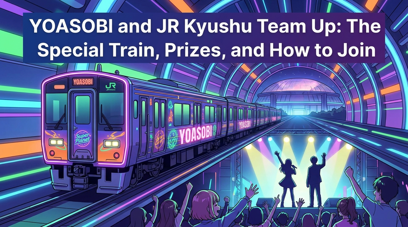 YOASOBI and JR Kyushu Team Up: The Special Train, Prizes, and How to Join