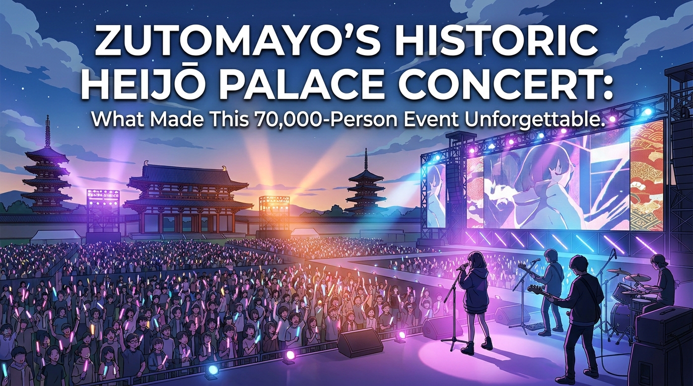 ZUTOMAYO's Historic Heijō Palace Concert: What Made This 70,000-Person Event Unf