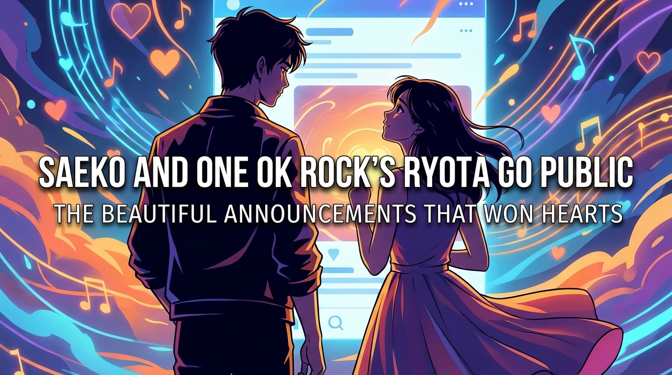 Saeko and ONE OK ROCK's Ryota Go Public: The Beautiful Announcements That Won He