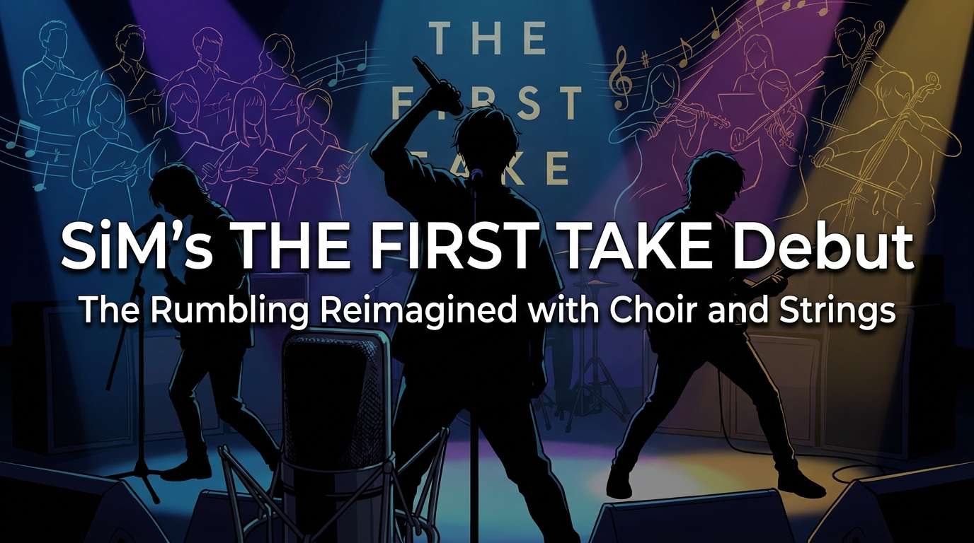 SiM's THE FIRST TAKE Debut: The Rumbling Reimagined with Choir and Strings